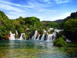 National park Krka is only 110 km from the villa